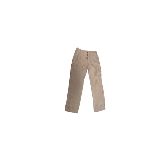 Free People Tan Sateen Pants - Women’s Size 0 - Picture 1 of 10